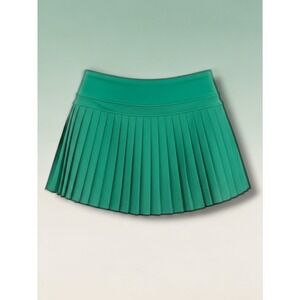 Kyodan Womens Green Pleated Athletic Tennis Golf Skort Size Large CA17791